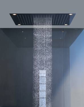 Axor Hansgrohe, Starck ShowerHeaven 970x970mm mit Licht, art.  10623800, Rainzone - innere Deckenbrausenzone mit AIR-Funktion