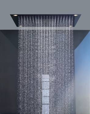 Axor Hansgrohe, Starck ShowerHeaven 970x970mm mit Licht, art.  10623800, zwei verschiedene Gr��en und drei Strahlarten sowie optionales Licht bieten beim Duschen Sinnlichkeit pur