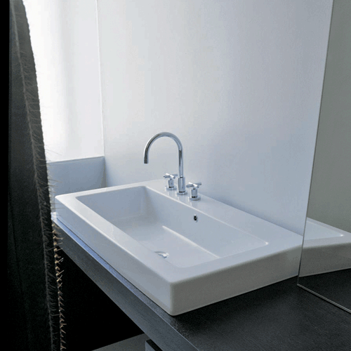 Flaminia Acquagrande Einbauwaschtisch, 100x55cm, art. 5051/INC